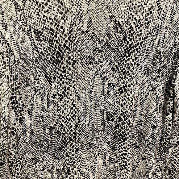 Michael Kors Pullover V Neck Sweater Snakeprint - Picture 8 of 10